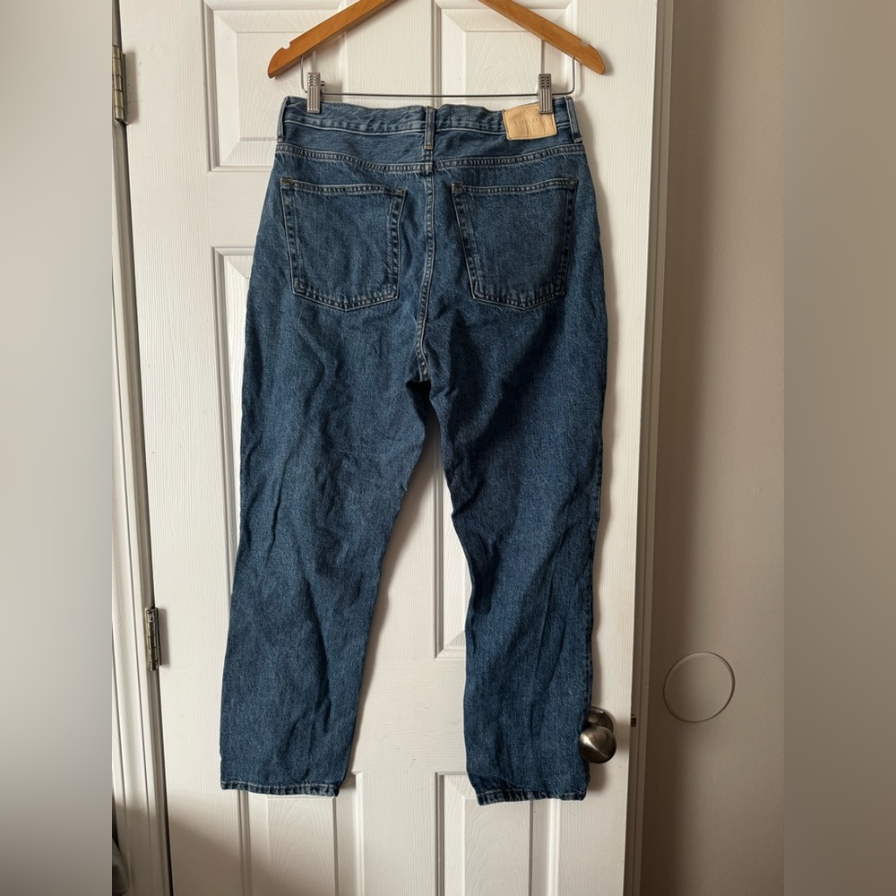 👖 Everlane The '90s Cheeky Jean | Mid-Wash Denim | Women's Size 30 Regular 0519 - Picture 4 of 6